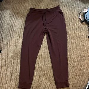 Athletic Works Men's Burgundy Joggers